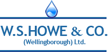 w s howe logo footer blue dark